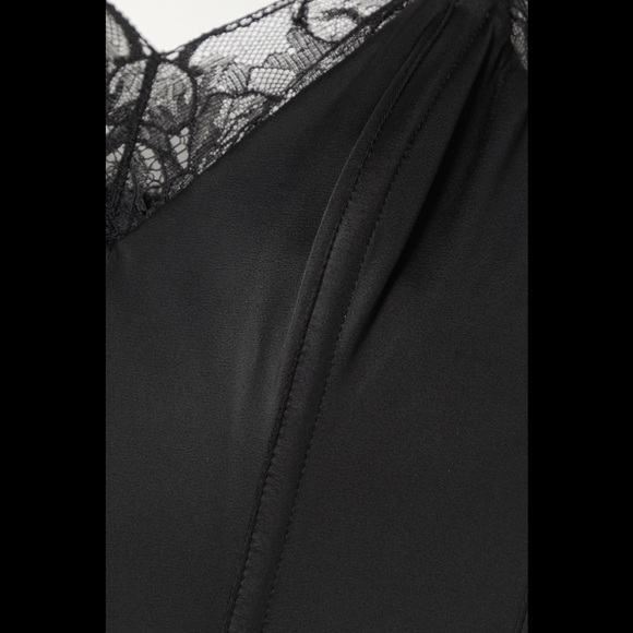 Eyelash Lace Built N Boning Zipper On Side Black Camisole Bustier Crop Corset - Picture 6 of 11
